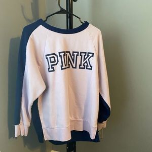 Pink navy and purple crew neck oversized medium